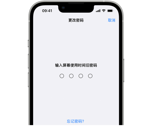 讷河iPhone屏幕维修分享iPhone屏幕使用时间密码忘记了怎么办 