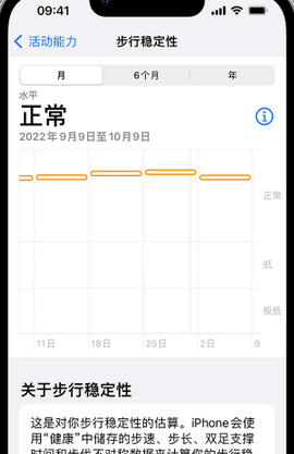 讷河iPhone手机维修如何在iPhone开启'步行稳定性通知'