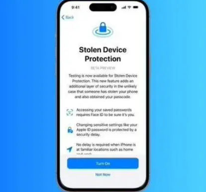 讷河苹果授权维修店分享被盗设备保护功能开启方法 
