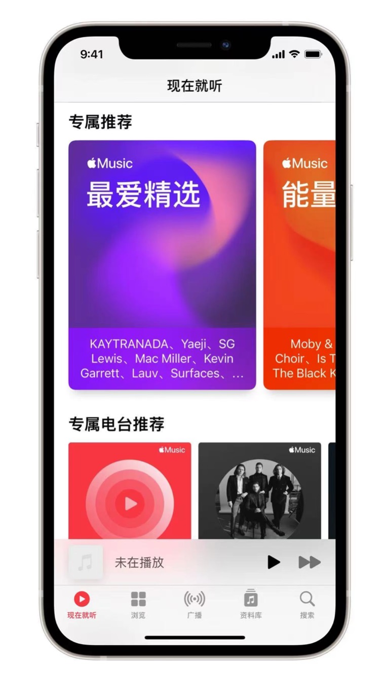 讷河苹果手机维修分享iOS 14.5 Apple Music 新功能 